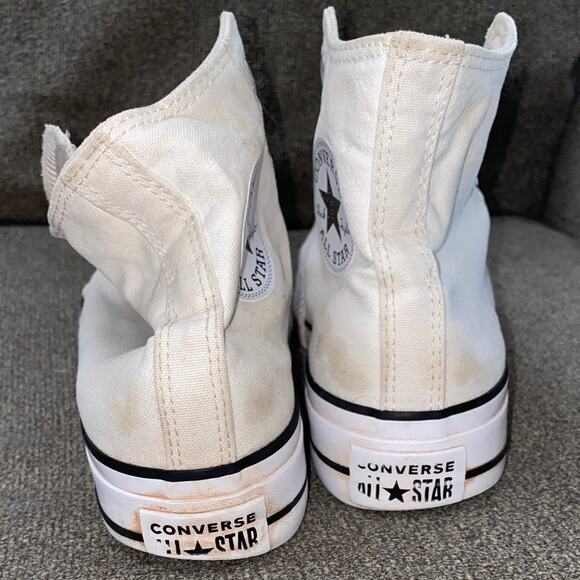 Converse Womens 8 Move Hi Platform Chuck Taylor All Star High Top Sneakers CTAS - Picture 8 of 12